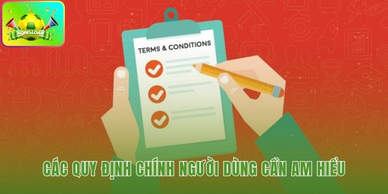 Điều khoản sử dụng website kết quả bóng đá cho cộng đồng văn minh