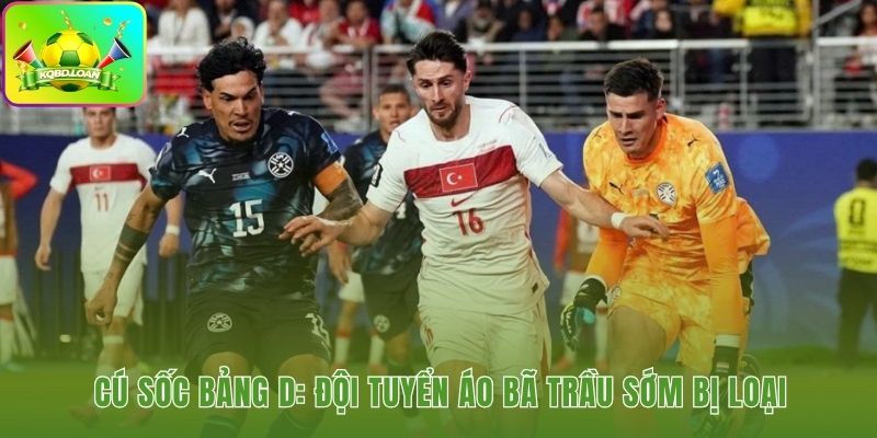Kết cục cay đắng cho đội tuyển Thổ Nhĩ Kỳ tại bảng D