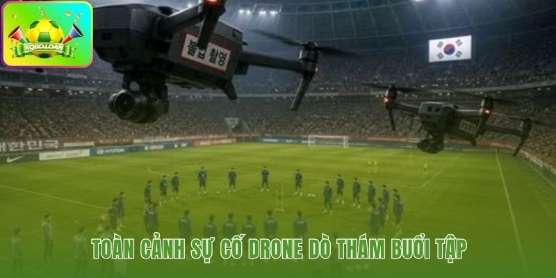 Sự cố an ninh bất ngờ tại sân tập tuyển Hàn Quốc